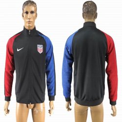 2016 USA black soccer jacket