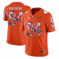 Custom Clemson Tigers #94 Carlos Watkins orange fashion college football jersey