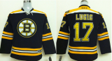 Youth Boston Bruins 17 Milan Lucic Black nhl Jersey