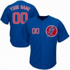 Custom Chicago Cubs blue baseball jerseys(1)