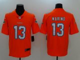 Miami Dolphins #13 Dan Marino Nike orange Color Rush Limited Jersey