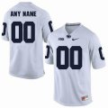 Custom Penn State white college football jersey