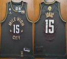 2023 NBA Final Nike Denver Nuggets #15 Nikola Jokic black nba basketball jerseys-HL