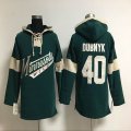 Minnesota Wild #40 Dubnyk green ice hockey jerseys