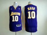 NBA Los Angeles Lakers 10# Steve Nash Purple Revolution 30 Jerseys