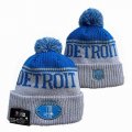 2024 Detroit Lions gray blue NFL Sports Cuffed Knit Hats 03