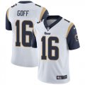 Youth Nike Rams #16 Jared Goff white Color Rush Limited Jersey