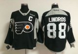 Reebok Philadelphia Flyers #88 Eric Lindros Black new hockey jersey C patch