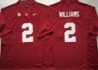 Alabama Crimson Tide #2 Ryan Williams red college football jerseys-PNS