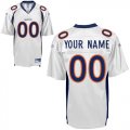 Denver Broncos Customized Personalized White Jerseys