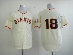 San Francisco Giants 18# CAIN cream MLB Jersey