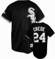 Chicago White Sox Joe Crede 24 Black mlb Jersey