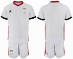 2018 World Cup Iran white soccer jersey home