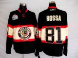 Chicago Blackhawks #81 HOSSA WINTER Black kid nhl jersey