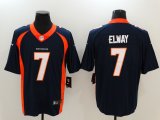 Nike Denver Broncos 7 John Elway blue color Rush Limited Jersey