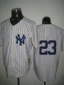 Yankees 23# white MLB Jerseys