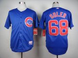 Chicago Cubs 68# Jorge Soler blue MLB baseball Jersey