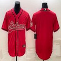 Nike Alabama blank red NCAA and baseball jerseys Joint name-BD 01