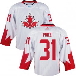 Canada 2016 World Cup #31 Carey Price white Hockey jerseys