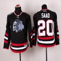 Youth Reebok Chicago Blackhawks Brandon Saad #20 black nhl jerseys(1)