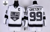 Los Angeles Kings #99 Wayne Gretzky White 2014 NHL champion Jersey