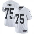 Oakland Raiders #75 H.Long Nike white Color Rush Limited Jersey