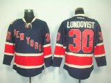 NHL Jerseys New York Rangers 30 Henrik Lundqvist dark blue