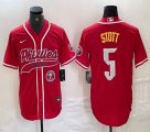 Nike Philadelphia Phillies #5 Bryson Stott red majestic baseball jersey Joint name-BD 05