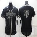 Nike Oakland Raiders blank black Joint name Flexbase Authentic Collection Jersey