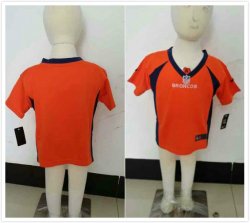 Nike Denver Broncos blank orange nfl children jerseys