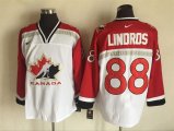 2002 Olympic Version #88 Eric Lindros White NHL Throwback Jerseys