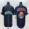 2023 World Cup Mexico blank black new majestic MLB baseball Jerseys-BD 26