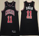 Nike Chicago Bulls #11 DeMar Derozan Black NBA Jersey-XD