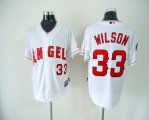 Angeles Angels #33 Wilson White MLB Jerseys-wlx