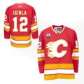 NHL Calgary Flames 12 LGINLA Red Jersey