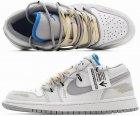 2024 Nike Air Jordan 1 men basketball Shoes white gray