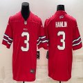 Nike Buffalo Bills #3 Damar Hamlin red Color Rush Limited Jersey-BD