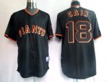 San Francisco Giants 18# CAIN Black MLB Jersey