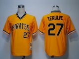 MLB Jerseys Pittsburgh Pirates 27 Tekulve yellow