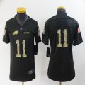 Youth Philadelphia Eagles #11 Carson A.J. Brown carbon black Color Rush Limited Jersey-BD