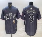 Nike New York Mets #9 Brandon Nimmo gray majestic mlb jerseys majestic baseball jerseys 03