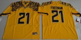 2016 Oregon Duck Royce Freeman 21 College Football Electric Lightning Limited Jerseys - Yellow