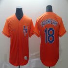 Nike New York Mets 18 Darry Strawberry orange drift baseball jerseys