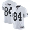 Youth Nike Oakland Raiders #84 Antonio Brown white Color Rush Limited Jersey