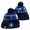 2024 Dallas Mavericks navy white NBA Sports Cuffed Knit Hats