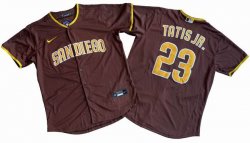 San Diego Padres Fernando Tatis Jr. Nike Brown Alternate Replica Player Jersey-DG