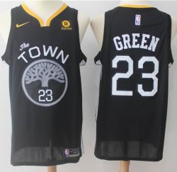 Nike Golden State Warriors #23 Draymond Green black nba basketball jersey