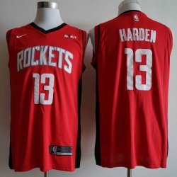 Nike Houston Rockets #13 James Harden red NBA basketball jerseys-XD