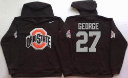 Ohio State Buckeyes Black #27 GEORGE NCAA Hooded Sweatshirt