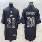 Nike Philadelphia Eagles #20 Brian Dawkins black Color Rush Limited Jersey Reflective version